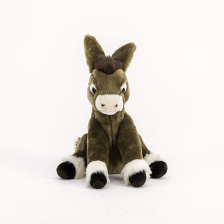 Petite peluche Ane Gaston réaliste, La Pelucherie 