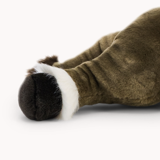 Photo détails peluche Ane Gaston, peluche très douce, La Pelucherie  