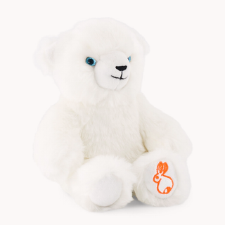 ours peluche blanc pour enfant La Pelucherie 