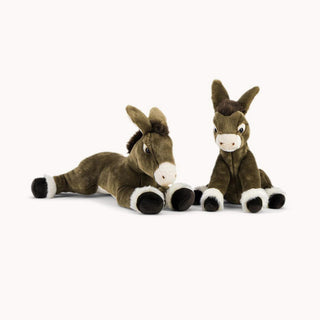 Petite et moyenne peluche Ane Gaston, La Pelucherie 