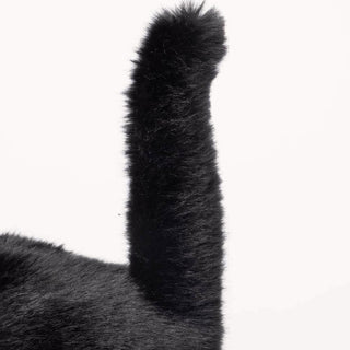 Détails peluche chat Gustave réaliste, La Pelucherie