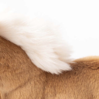 cheval blanc et marron très doux pour enfant, La Pelucherie