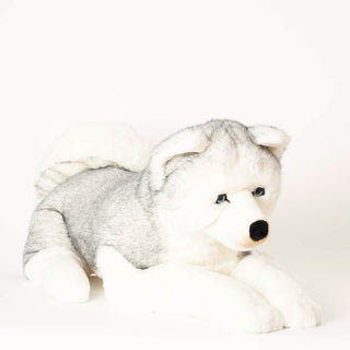 Peluche géant chien husky