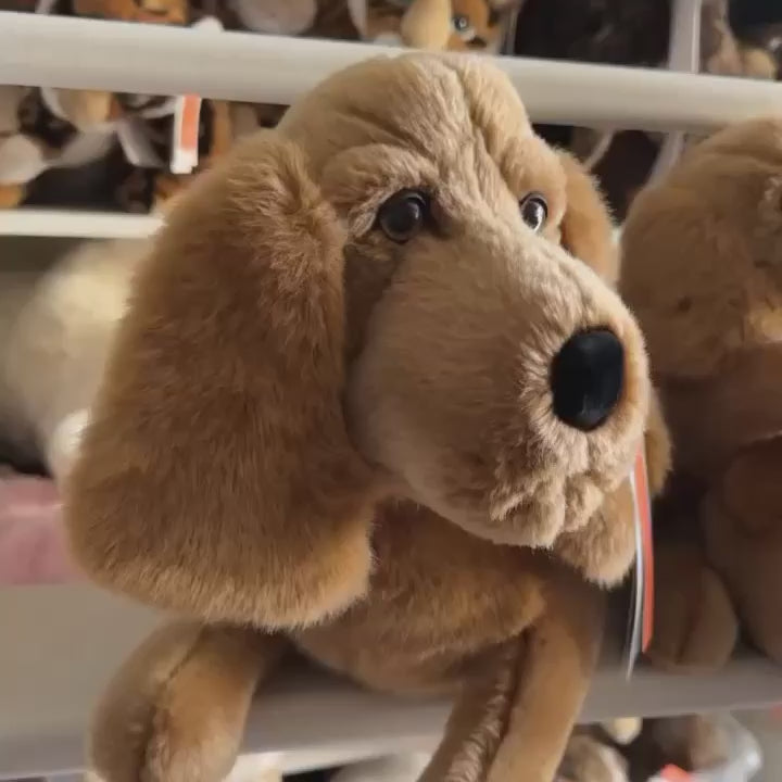 Famille de chiens cocker en peluche, décoration, garantie à vie, marque française, La Pelucherie