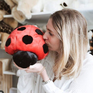 Ma peluche Coccinelle Lily, toute douce , savoir-faire, magasin peluche, La Pelucherie