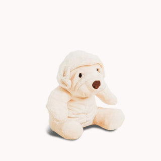 Petite peluche douce chien réaliste pour enfant et naissance, La Pelucherie 