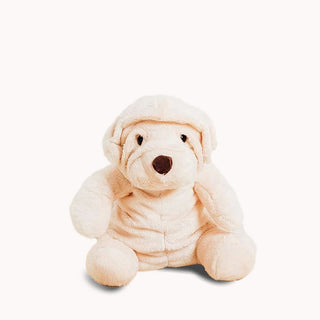 Peluche chien Albert réaliste garantie à vie, La Pelucherie 