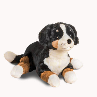 Ma peluche Chien Ferdinand allongé pour petit et grand, La Pelucherie 