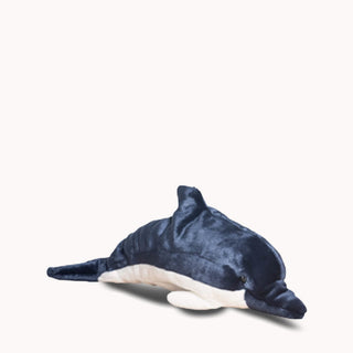 Dauphin bleu roi, peluche animal, réaliste, conçu en France, La Pelucherie
