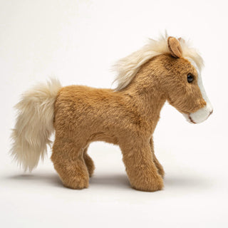 Ma peluche Cheval Henri vue de profil, La Pelucherie 