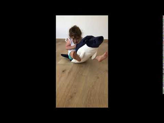 Peluche de dauphin, vue de profil, savoir-faire, magasin peluche, La Pelucherie