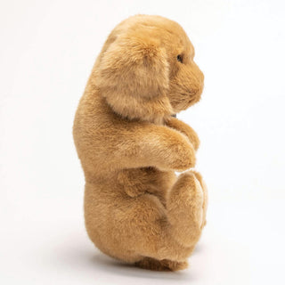 Petite peluche chien cocker, vue de profil, réaliste, made in Italy, La Pelucherie